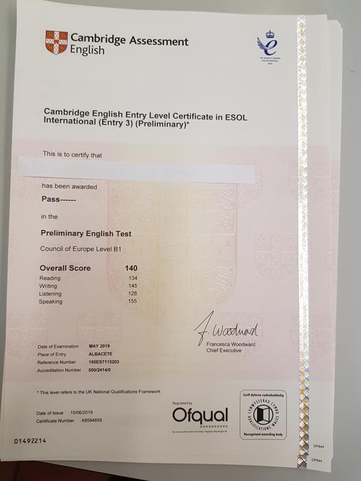 Comprar un título de inglés